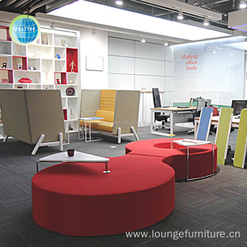 Hot-Selling Latest Office Furniture Fabric Lounge Sofa Set